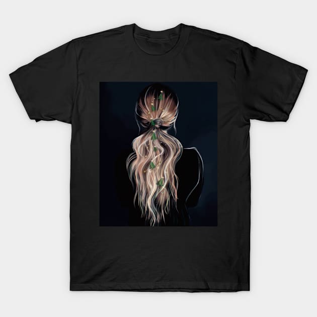 Christmas Hairstyle T-Shirt by xsaxsandra